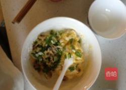 虾米葱油饼的做法图解2