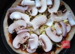 培根蘑菇比萨的做法图解8