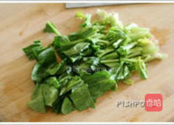 干贝菠菜粥的做法图解2
