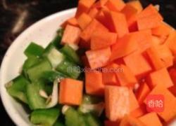 虾仁桂花炒饭的做法图解4