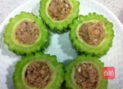 虾蓉酿苦瓜的做法图解6