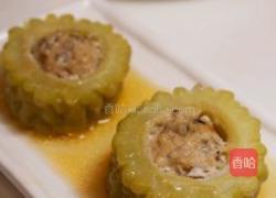 虾蓉酿苦瓜的做法图解8