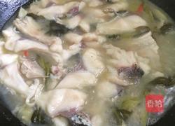 酸菜水煮鱼的做法图解5