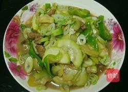 西葫芦炒肉的做法图解5