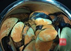 香炸茄片的做法图解3