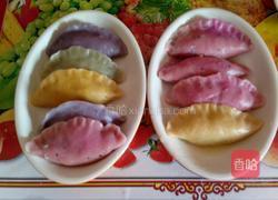 彩色汤圆的做法图解9