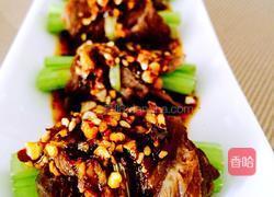凉拌芹菜牛肉卷的做法图解7