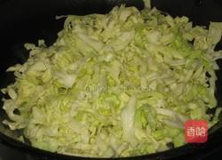 牛心菜炒年糕的做法图解6