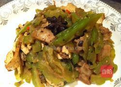 豆豉苦瓜炒香干的做法图解8