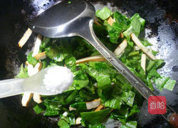 香干炒油麦菜的做法图解8