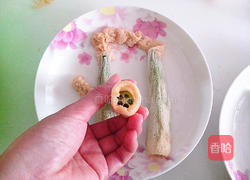 竹荪酿秋葵的做法图解4