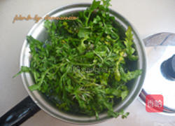 荠菜拌香干的做法图解1