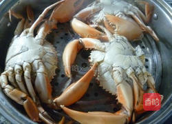 清蒸青蟹的做法图解11
