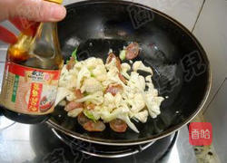 腊味菜花粉丝煲的做法图解8
