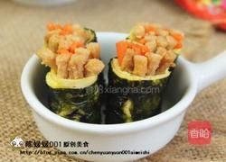 大豆蛋白丝海苔卷的做法图解6