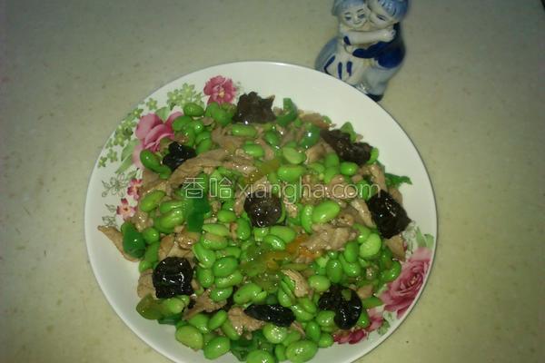 毛豆炒肉丝的家常做法 NjAwX2MxXzQwMA
