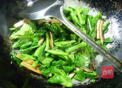 香干炒油菜蕻的做法图解7