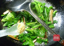 香干炒油菜蕻的做法图解9