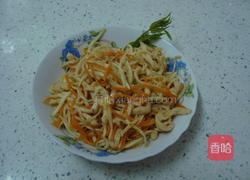 高茇炒鸡丝的做法图解4