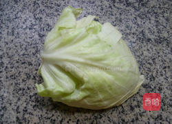 蒜末牛心菜的做法图解1