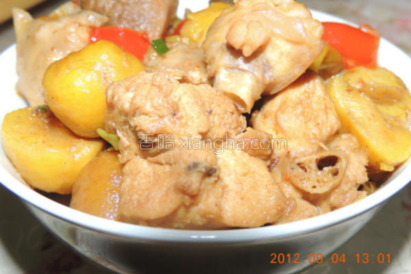 板栗烧鸡家常做法电饭煲 NjAwX2MxXzQwMA