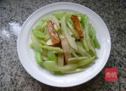 香干炒西芹的做法图解11