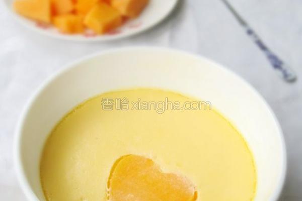 木瓜牛奶蒸鸡蛋的做法_木瓜牛奶蒸鸡蛋的做法