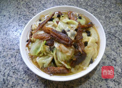 豆豉鲮鱼炒包心菜的做法图解10