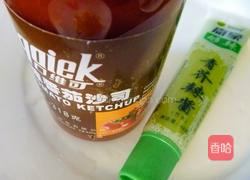 明虾配青芥甜辣酱的做法图解2