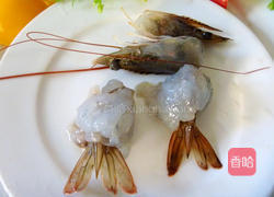 明虾配青芥甜辣酱的做法图解4