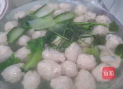 猪肉香菜虾丸汤的做法图解8