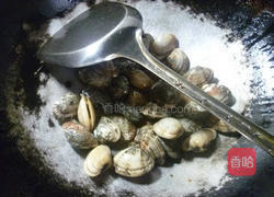 香干炒花蛤的做法图解4