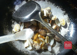 香干炒花蛤的做法图解8