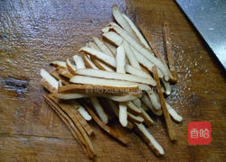 香干牛心菜炒米粉的做法图解5
