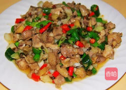 麻辣双椒鸡的做法图解9