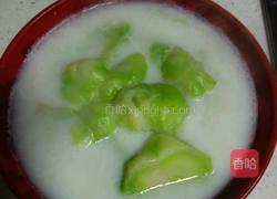 翡翠奶汤的做法图解5