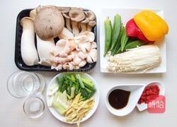 麻油枸杞炒鲜菇的做法图解1