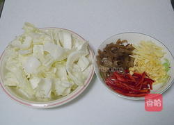 XO酱炒大白菜的做法图解1