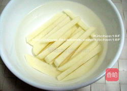 椒盐海苔烤薯条的做法图解2