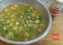 秋葵虾仁煎蛋的做法图解4