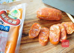 迷你香肠蛋包饭的做法图解3