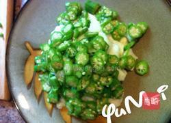 秋葵山药冷豆腐的做法图解4