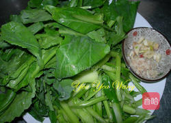 清炒芥蓝菜的做法图解1