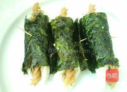 海苔喀哩鲔鱼卷的做法图解14