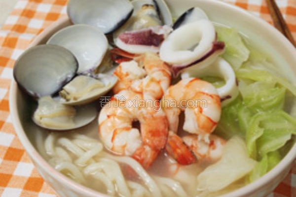 海鲜虾面的做法_海鲜虾面的做法大全_海鲜虾