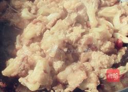 菜花炒肉的做法图解8