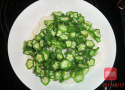 山药秋葵冷豆腐的做法图解7