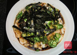 山药秋葵冷豆腐的做法图解8