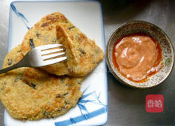 海苔豆渣煎饼的做法图解11