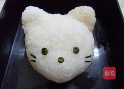 猫肉球便当的做法图解3